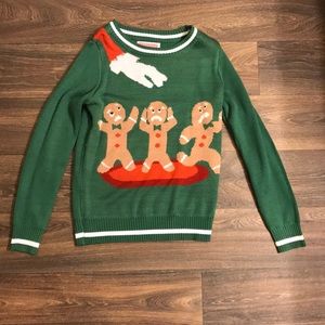 Tacky Christmas sweater gingerbread man